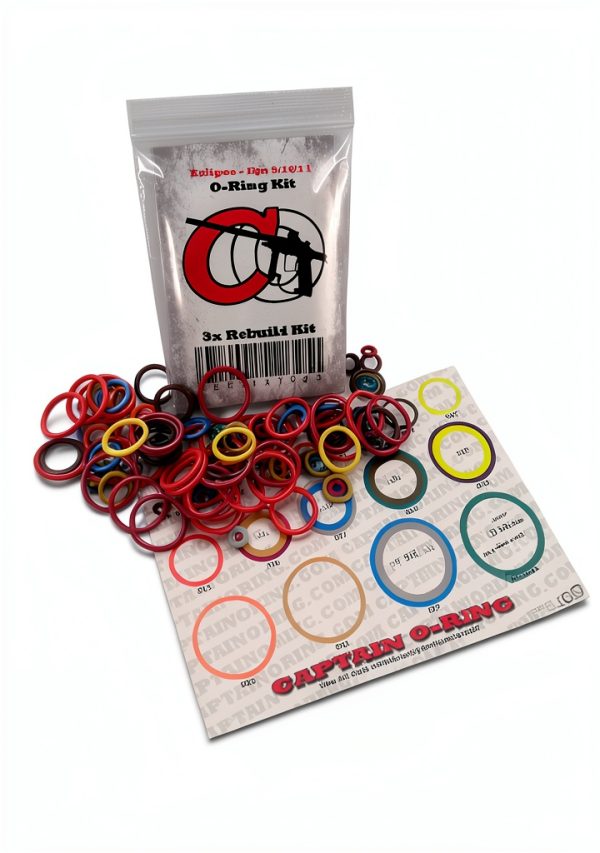 Captain O-Ring Paintball O-Ring Kit Color Coded-3